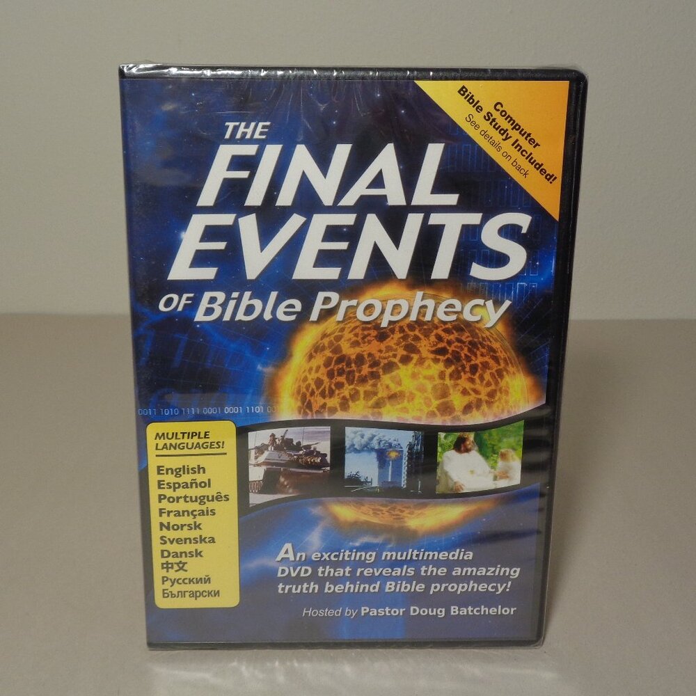THE FINAL EVENTS OF BIBLE PROPHECY / New DVD / Bonus Computer Program